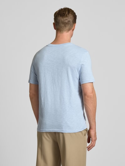 MCNEAL Regular Fit T-Shirt mit Rundhalsausschnitt Hellblau 5