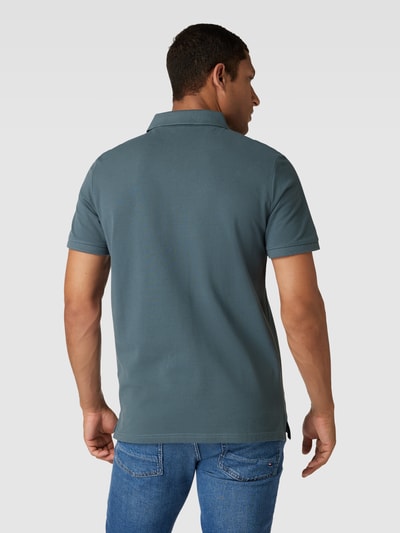 Tom Tailor Poloshirt aus Baumwolle mit Label-Detail Petrol 5