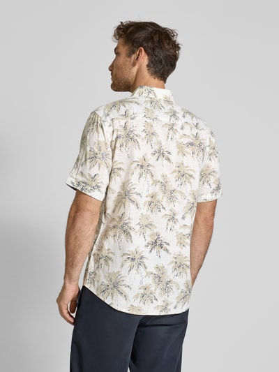 Tom Tailor Regular Fit Freizeithemd aus reiner Baumwolle Offwhite 5