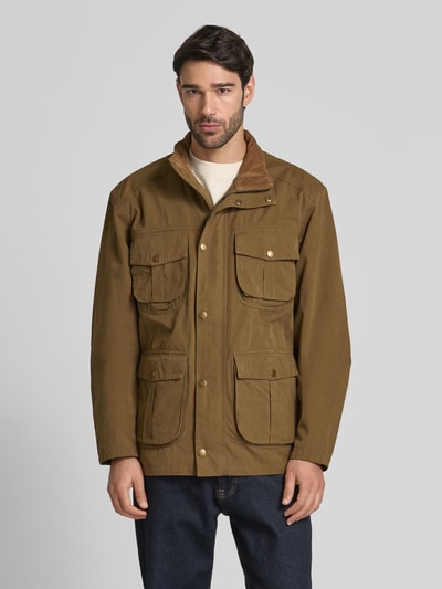 Barbour Jacke mit Pattentaschen Modell 'SANDERLI' Sand 3