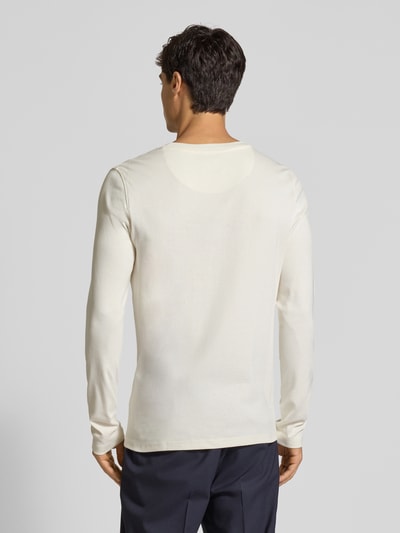 MCNEAL Shirt met lange mouwen en geribde ronde hals Offwhite - 5