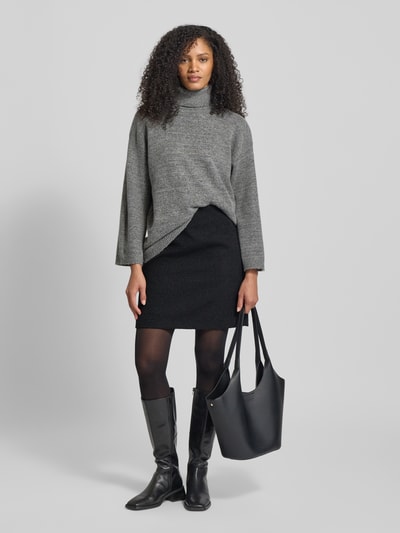 Soyaconcept Rock mit rückseitigem Reißverschluss Modell 'VERENA' Black 1