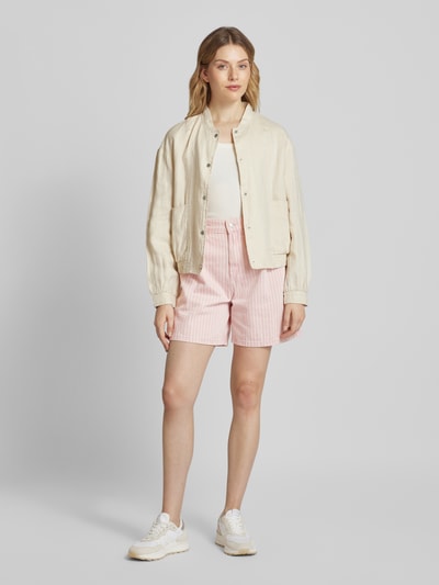 MANGO Loose Fit Shorts mit Bundfalten Modell 'MARINA' Pink 1