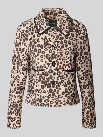 Marc Cain Blazer mit Knopfleiste Camel 2