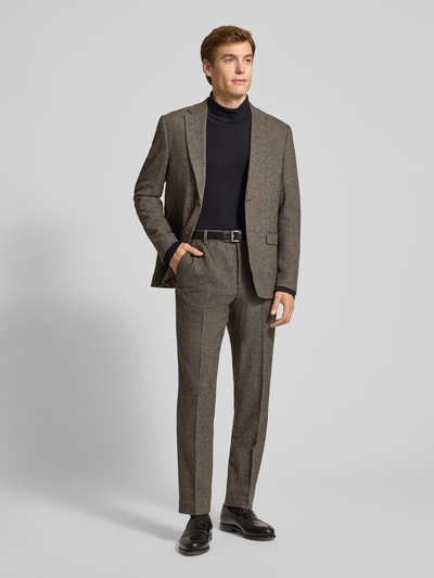 SELECTED HOMME Slim fit colbert met wol, model 'SLIM-REED WOOL' Lichtbruin - 1