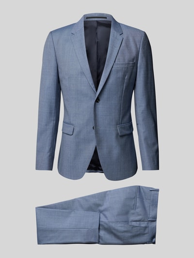 Tiger Of Sweden Slim Fit Anzug aus reiner Viskose Modell 'JAMIE' Rauchblau 2