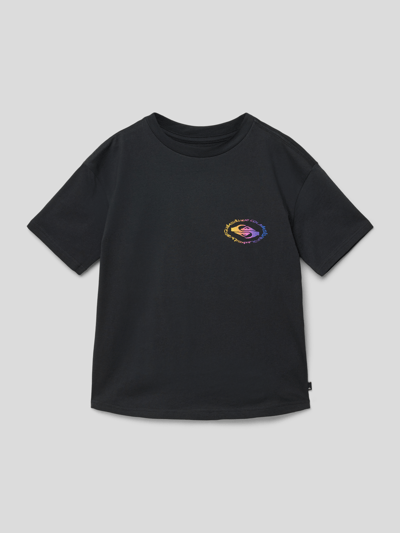 Quiksilver T-Shirt mit Label-Print Black 1