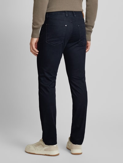 bugatti Modern Fit Chino im 5-Pocket-Design Modell 'Cordoba' Marine 5