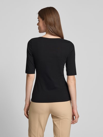 OPUS T-shirt z rękawem o dł. 1/2 model ‘Daily’ Czarny 5