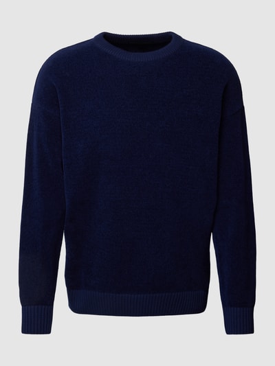 Drykorn Gebreide pullover met ronde hals, model 'FREDDY' Koningsblauw - 2