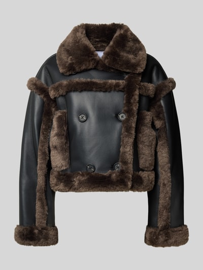 STAND STUDIO Kurtka z imitacji skóry model ‘Kristy’ Czarny 2