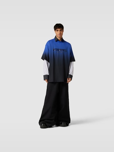 VETEMENTS Oversized T-Shirt mit Farbverlauf Royal 1