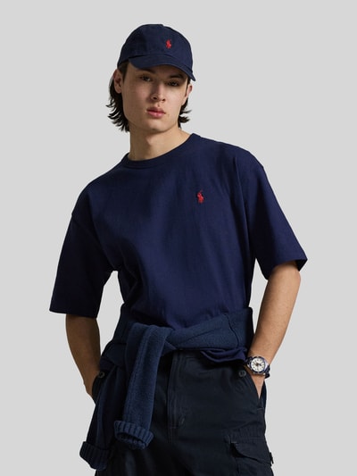 Polo Ralph Lauren Regular Fit T-Shirt aus reiner Baumwolle Marine 4