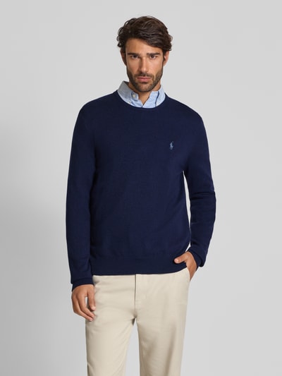 Polo Ralph Lauren Gebreide pullover met ribboorden Marineblauw - 4
