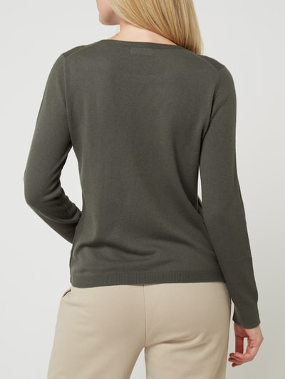 Marc O'Polo Pullover mit Kaschmir-Anteil  Khaki 5