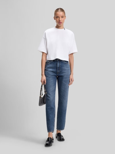 HUGO Mom Fit Jeans aus reiner Baumwolle im 5-Pocket-Design Blau 1