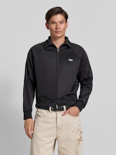 RHUDE Sweatjacke mit Logo-Patch Modell 'MADERA' Black 4