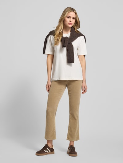 OPUS PANTS Flared fit corduroy broek in 5-pocketmodel, model 'Enja' Camel - 1