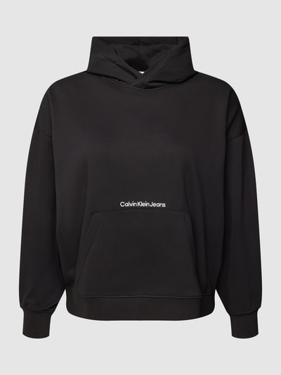 Calvin Klein Jeans Plus PLUS SIZE Hoodie mit Känguru-Tasche Black 2