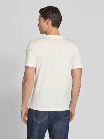 s.Oliver RED LABEL Regular Fit T-Shirt aus reiner Baumwolle Weiss 5