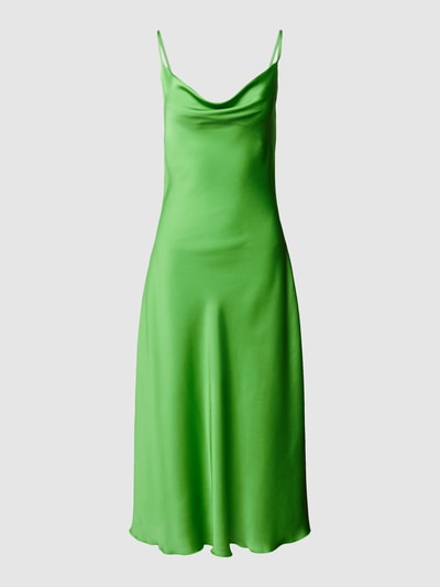 Jake*s Collection Knielange jurk met verstelbare spaghettibandjes Groen - 2