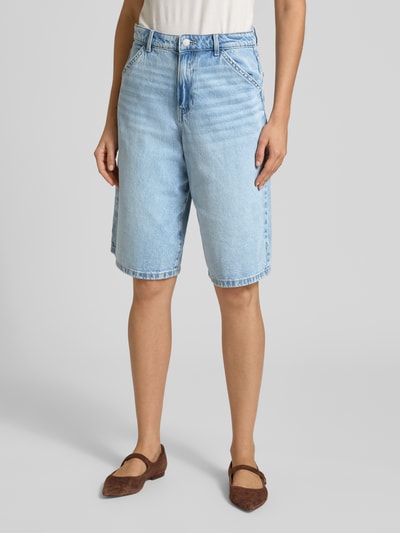 VERO MODA Regular Fit Jeansshorts aus reiner Baumwolle Modell 'SILO' Jeansblau 4