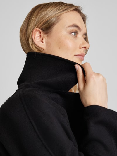 Max Mara Studio Wollmantel mit Reverskragen und Kaschmir-Anteil Modell 'CLES' Black 3