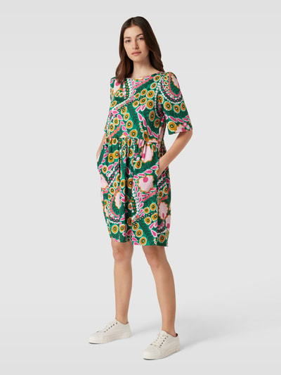 Weekend Max Mara Mini-jurk met bloemenmotief, model 'RENNA' Groen - 1