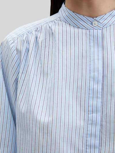 Marc O'Polo regular fit overhemdblouse van puur katoen Bleu - 3