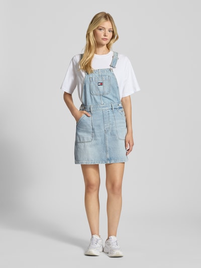 Tommy Jeans Leicht ausgestelltes Jeanskleid aus reiner Baumwolle Hellblau 1