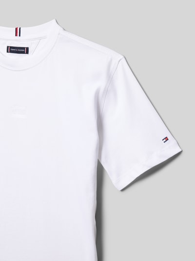 Tommy Hilfiger Teens T-Shirt mit Logo-Stitching Weiss 2