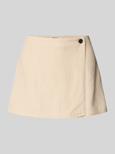 Only Regular Fit Shorts-Rock mit elastischem Bund Modell 'CARO' Sand 2