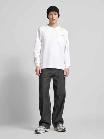 Dickies Longsleeve mit Brusttasche Modell 'LURAY' Weiss 1