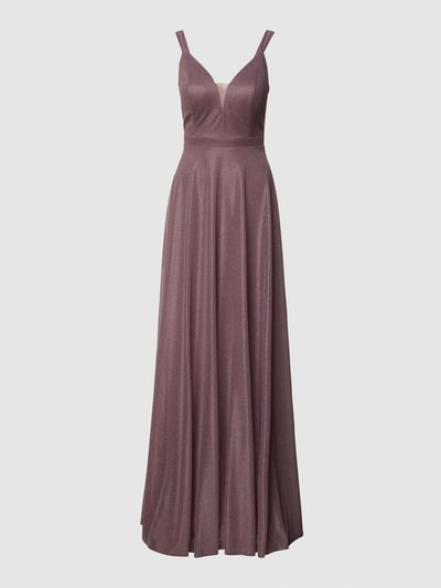 TROYDEN COLLECTION Abendkleid mit Effektgarn Lavender 2