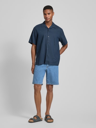 Selected Homme Regular Fit Jeansshorts aus Baumwoll-Mix Modell 'ALEX' Jeansblau 1