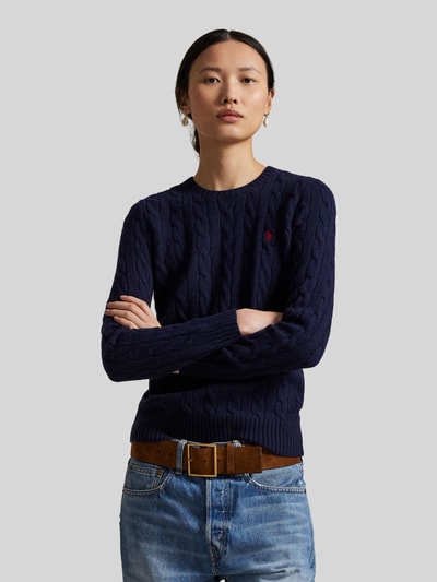 Polo Ralph Lauren Regular Fit Pullover aus Woll-Kaschmir-Mix 'JULIANNA' Marine 4