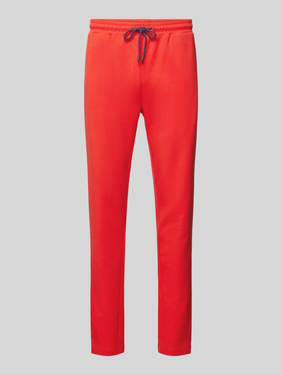 Joy Regular Fit Sweatpants mit Kontraststreifen Modell 'G-Style' Rot 2