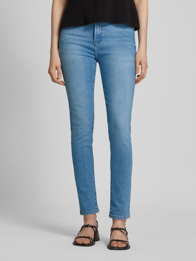 HUGO Skinny Fit Jeans im 5-Pocket-Design Modell 'Girali' Hellblau 4