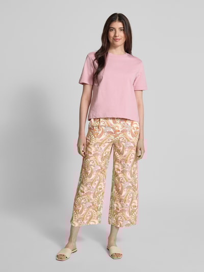 Christian Berg Woman Wide leg culotte met bandplooien Lavendel - 1