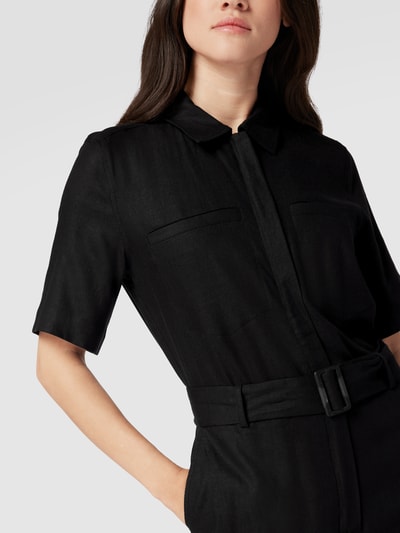 Jake*s Collection Jumpsuit mit Taillengürtel Black 3