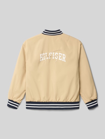 Tommy Hilfiger Teens Regular Fit Wende-Blouson aus Baumwolle Camel 3