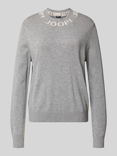 JOOP! Strickpullover aus Viskose-Mix Modell 'KENDI' Mittelgrau 2