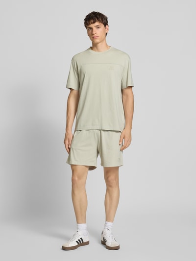 CHAMPION T-Shirt mit Logo-Badge Beige 1