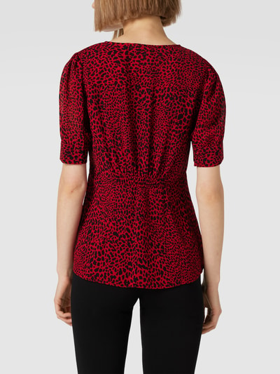 MICHAEL Michael Kors Blusenshirt mit Animal-Print Rot 5