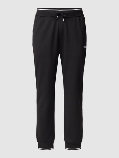 BOSS Sweatpants mit Logo-Stitching Black 2