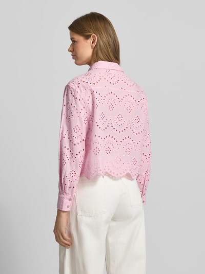 ONLY Regular Fit Hemdbluse aus reiner Baumwolle Modell 'VALAIS' Rosa 5