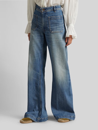 Polo Ralph Lauren Loose Fit Jeans aus Baumwoll-Mix mit aufgesetzten Taschen Jeansblau 4