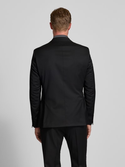 DIGEL Marynarka o kroju slim fit zapinana na dwa guziki model ‘Alesso’ Czarny 5