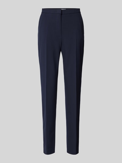 Raffaello Rossi Stoffen broek met verkorte pasvorm, model 'DORO' Marineblauw - 2