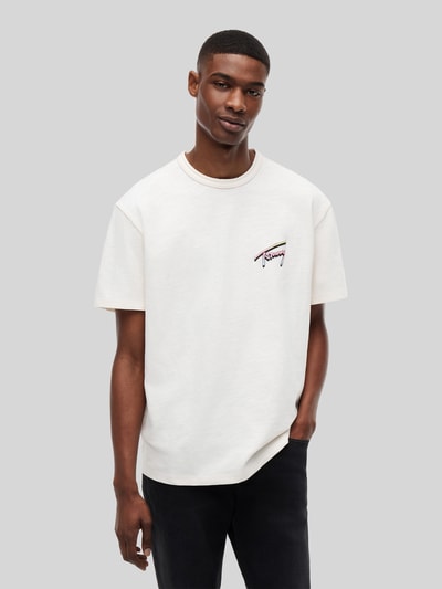 Tommy Jeans relaxed fit T-shirt van puur katoen Wit - 4